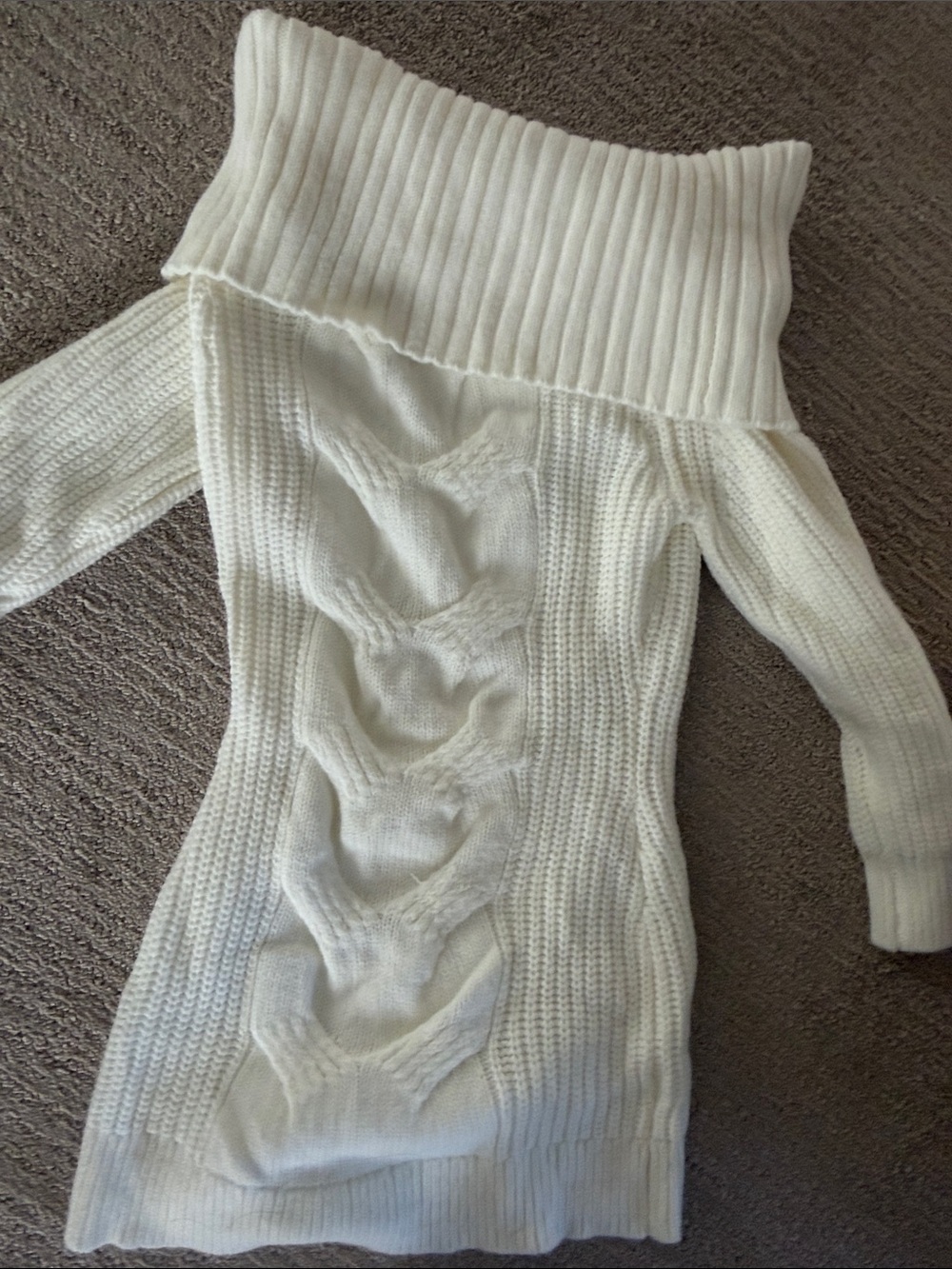 NWT - 12th Trine Off-Shoulder Sweater Dress - Picture 7 of 7